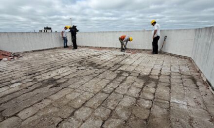Repararon 60.000 metros cuadrados de techos escolares y se preparan para las lluvias de El Niño