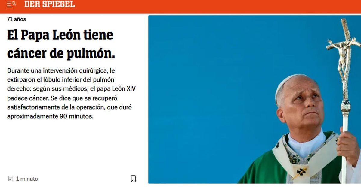 La reacción de los diarios del mundo a la operación de León XIV por un tumor maligno