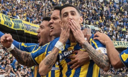 Rosario Central goleó 5-0 a Independiente Rivadavia y se acercó a la cima de la tabla anual
