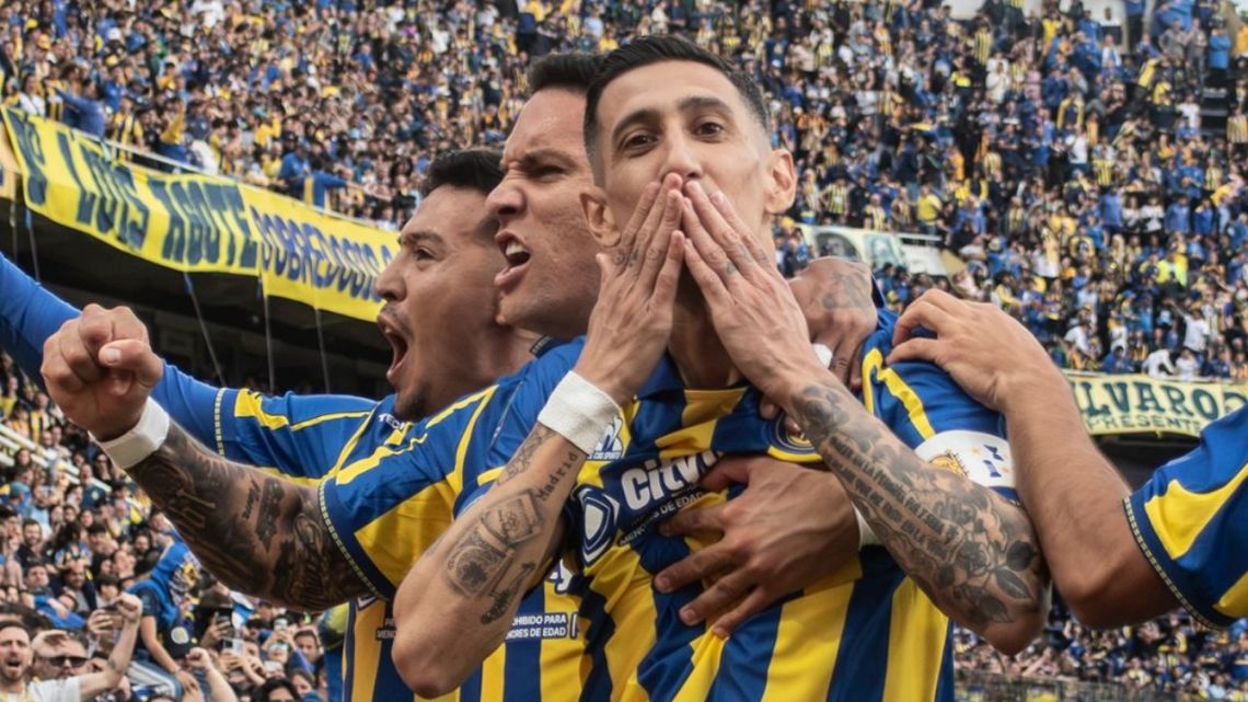 Rosario Central goleó 5-0 a Independiente Rivadavia y se acercó a la cima de la tabla anual