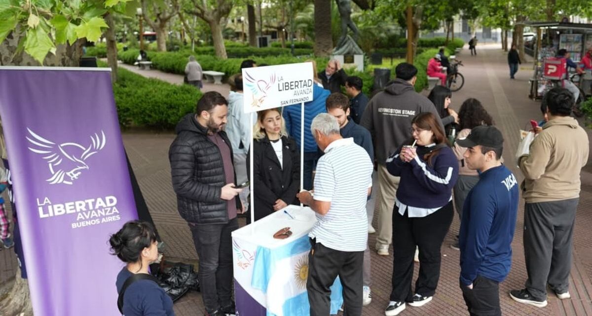 La Libertad Avanza realizó una jornada de afiliaciones en los 135 municipios de PBA